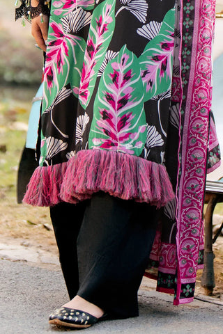 GUL AHMED -3 Piece Unstitched Jacquard Suit with Printed Lawn Dupatta CL-52478