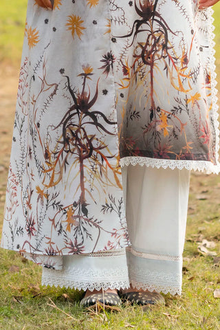 GUL AHEMD -3 Piece Unstitched Jacquard Suit with Printed Lawn Dupatta CL-52502