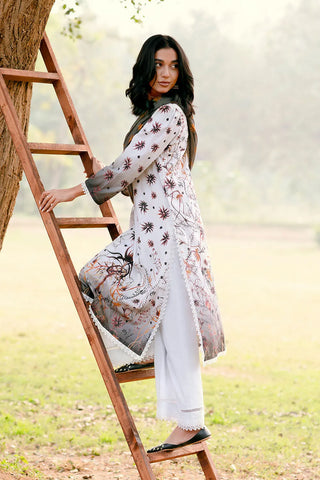 GUL AHEMD -3 Piece Unstitched Jacquard Suit with Printed Lawn Dupatta CL-52502