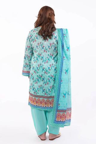 GUL AHMED -3 Piece Unstitched Printed Lawn Suit CL-52126 A
