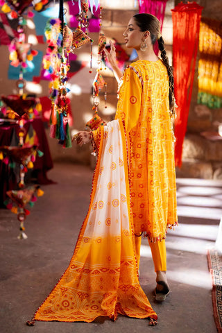GUL AHEMD-3 Piece Unstitched Printed Lawn Suit CL-52170 A