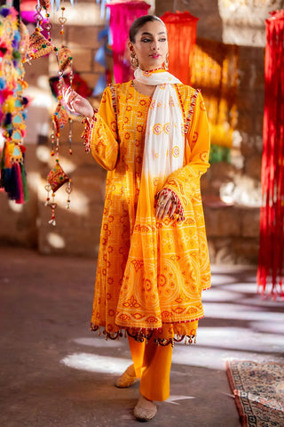 GUL AHEMD-3 Piece Unstitched Printed Lawn Suit CL-52170 A