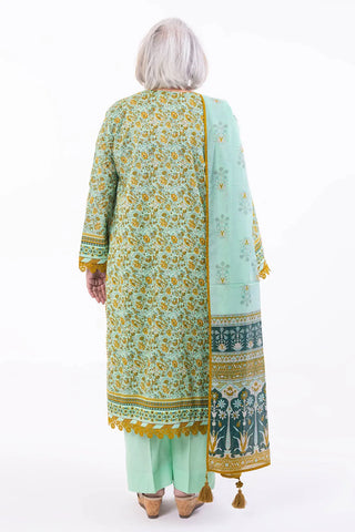 GUL AHMED -3 Piece Unstitched Printed Lawn Suit CL-52372 B