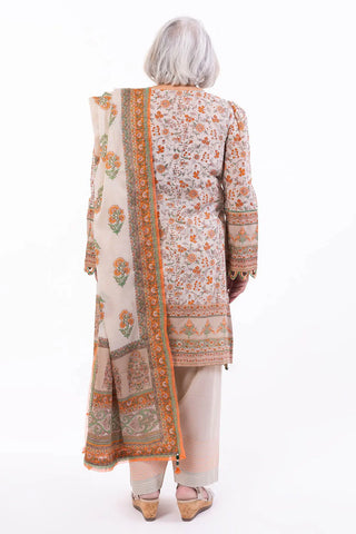 GUL AHMED -3 Piece Unstitched Printed Lawn Suit CL-52378 B