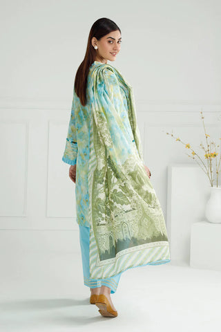GUL AHMED -3 Piece Unstitched Printed Lawn Suit with Printed Lawn Dupatta CL-52379