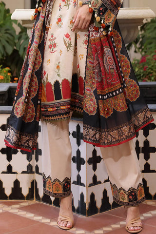 GUL AHEMD -3 Piece Unstitched Printed Lawn Suit with Printed Lawn Dupatta CL-52390