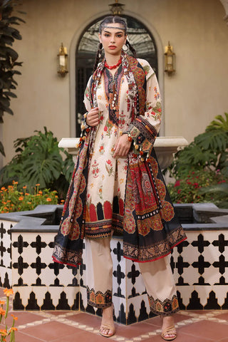 GUL AHEMD -3 Piece Unstitched Printed Lawn Suit with Printed Lawn Dupatta CL-52390