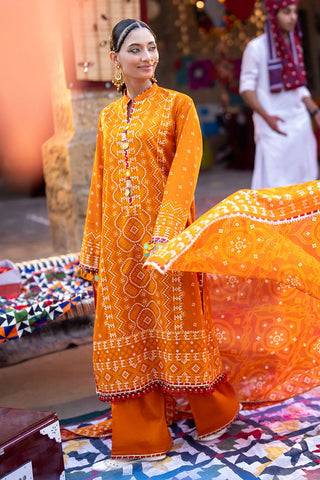 GUL AHMED-3 Piece Unstitched Printed Lawn Suit CL-52399 A