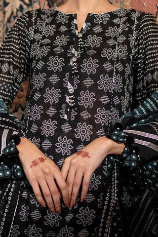 GUL AHMED-3 Piece Unstitched Printed Lawn Suit CL-52412 A