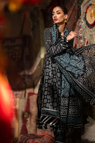 GUL AHMED-3 Piece Unstitched Printed Lawn Suit CL-52412 A