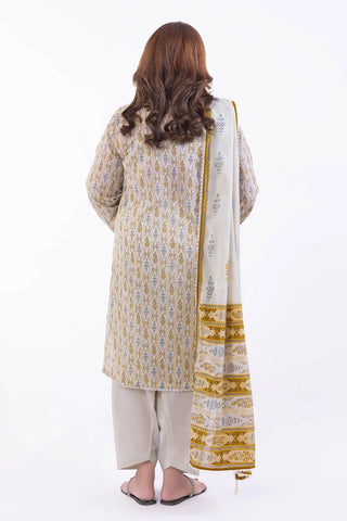 GUL AHMED -3 Piece Unstitched Printed Lawn Suit CL-52414