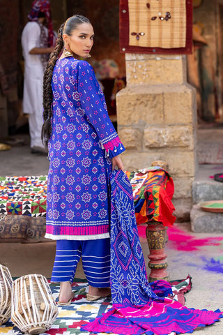 GUL AHMED -3 Piece Unstitched Printed Lawn Suit CL-52445 B
