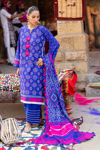 GUL AHMED -3 Piece Unstitched Printed Lawn Suit CL-52445 B