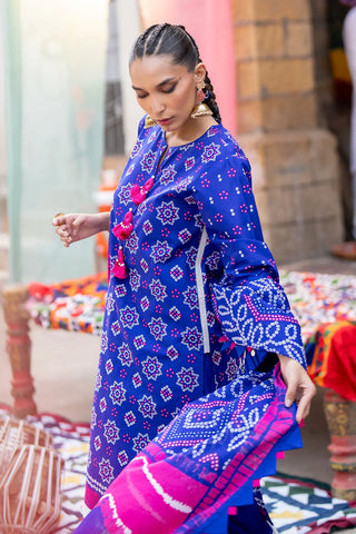 GUL AHMED -3 Piece Unstitched Printed Lawn Suit CL-52445 B