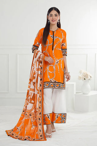 GUL AHEMD -Gul Ahmed The joy Of Summer Printed Lawn Unstitched 3Pc Suit CL-52498
