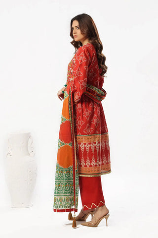 GUL AHMED -3 Piece Unstitched Printed Lawn Suit with Printed Lawn Dupatta CL-52505