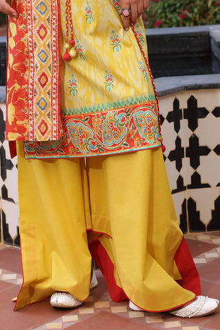 GUL AHMED -3 Piece Unstitched Printed Lawn Suit with Printed Lawn Dupatta CL-52507