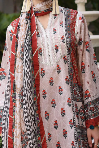 GUL AHMED -3 Piece Unstitched Printed Lawn Suit with Printed Lawn Dupatta CL-52511