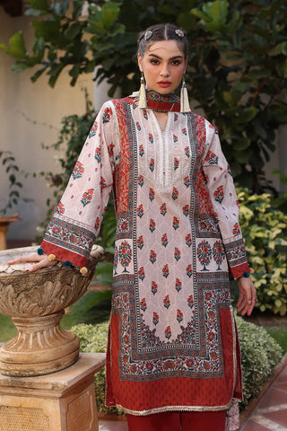 GUL AHMED -3 Piece Unstitched Printed Lawn Suit with Printed Lawn Dupatta CL-52511