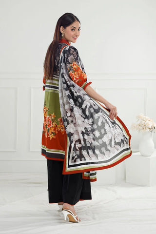 GUL AHEMD -3 Piece Unstitched Printed Lawn Suit with Printed Lawn Dupatta CL-52570