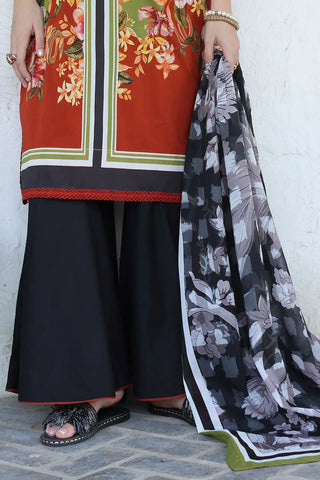 GUL AHEMD -3 Piece Unstitched Printed Lawn Suit with Printed Lawn Dupatta CL-52570