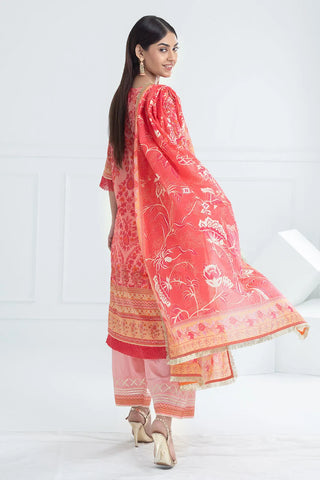 GUL AHMED-3 Piece Unstitched Printed Lawn Suit CL-52090