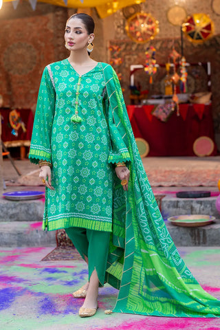 GUL AHMED -3 Piece Unstitched Printed Lawn Suit CL-52445 A