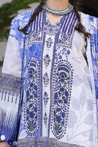 GUL AHMED -3 Piece Unstitched Printed Lawn Suit with Printed Lawn Dupatta CL-52509