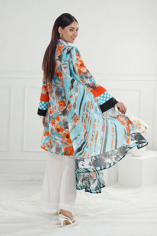 GUL AHMED-3 Piece Unstitched Printed Lawn Suit with Printed Lawn Dupatta CL-52563
