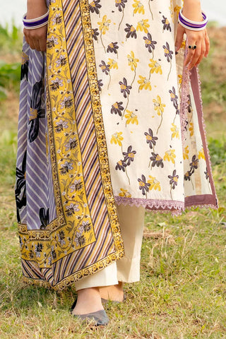 GUL AHMED -3 Piece Unstitched Printed Lawn Suit CL-52455