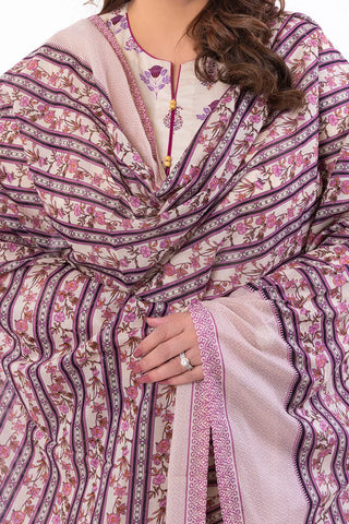 GUL AHMED -3 Piece Unstitched Printed Lawn Suit CL-42300 B