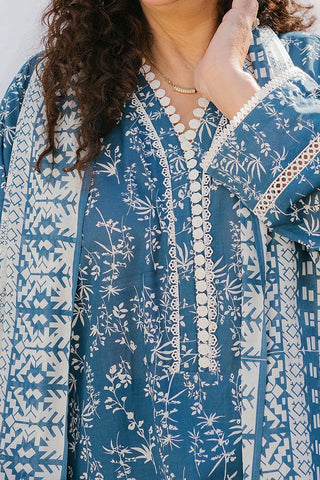 GUL AHMED -3 Piece Unstitched Printed Lawn Suit CL-52454