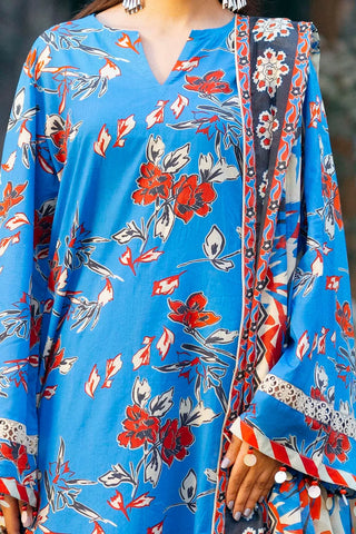 GUL AHMED -3 Piece Unstitched Printed Lawn Suit CL-52424