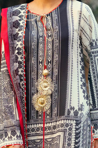 GUL AHMED-3 Piece Unstitched Printed Lawn Suit CL-52079 A