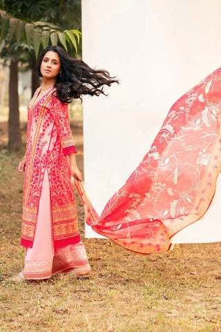 GUL AHMED-3 Piece Unstitched Printed Lawn Suit CL-52090