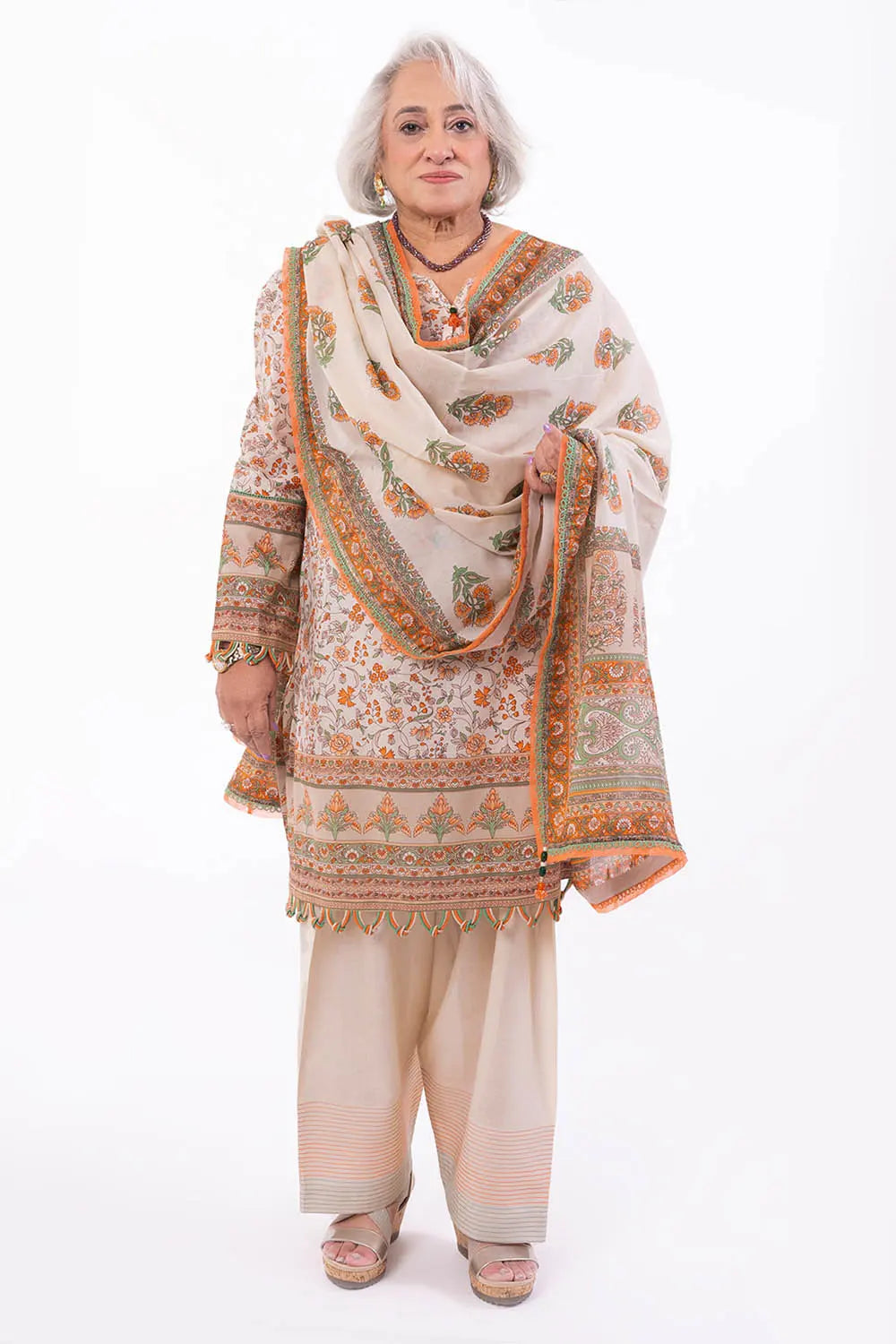 GUL AHMED -3 Piece Unstitched Printed Lawn Suit CL-52378 B