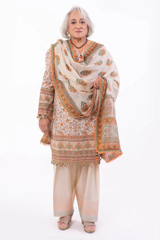 GUL AHMED -3 Piece Unstitched Printed Lawn Suit CL-52378 B
