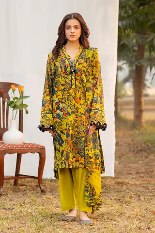 GUL AHMED -3 Piece Unstitched Printed Lawn Suit CL-52471