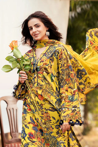 GUL AHMED -3 Piece Unstitched Printed Lawn Suit CL-52471