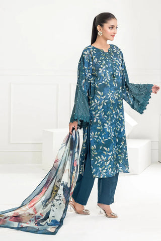 GUL AHMED-3 Piece Unstitched Printed Lawn Suit CL-52435