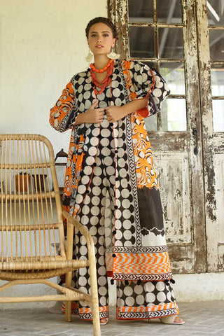 GUL AHMED-3 Piece Unstitched Printed Lawn Suit with Printed Lawn Dupatta CL-52527
