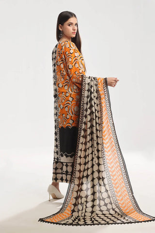 GUL AHMED-3 Piece Unstitched Printed Lawn Suit with Printed Lawn Dupatta CL-52527
