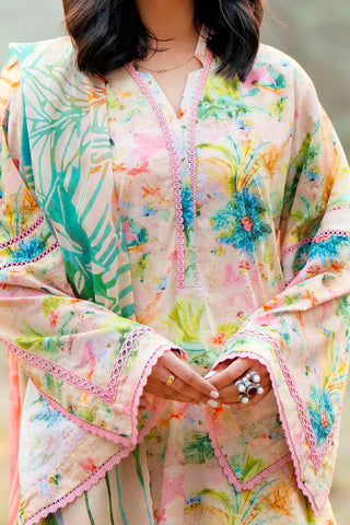 GUL AHMED -3 Piece Unstitched Printed Lawn Suit CL-52432