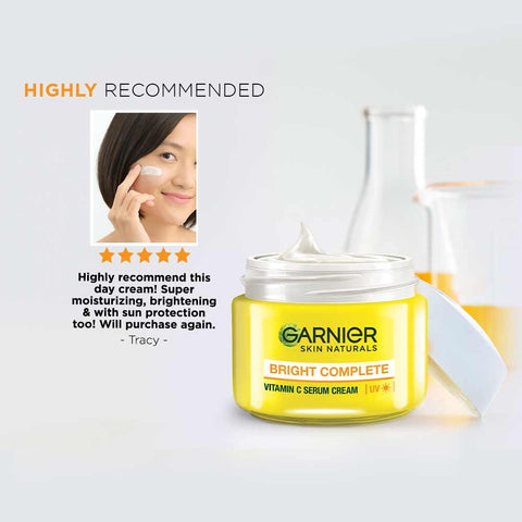 GARINER BRIGHT COMPLETE VITMIN-C SERUM CREAM