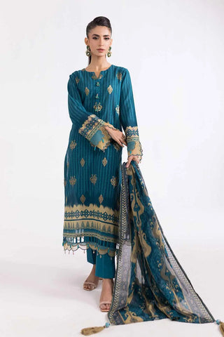 GUL AHMED-2PC Unstitched Printed Cambric Suit TCE-42002
