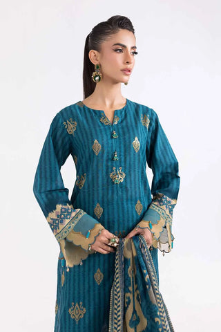 GUL AHMED-2PC Unstitched Printed Cambric Suit TCE-42002