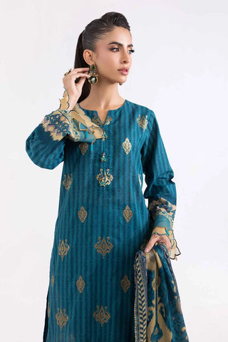 GUL AHMED-2PC Unstitched Printed Cambric Suit TCE-42002