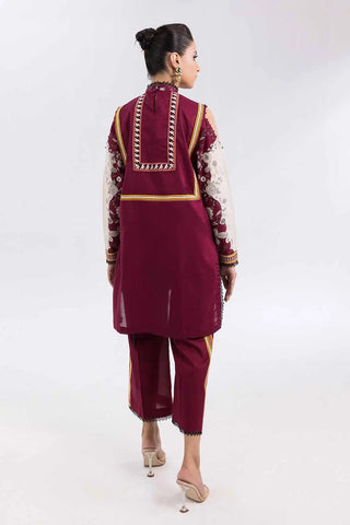 GUL AHMED-2PC Unstitched Printed Cambric Suit TCN-42001