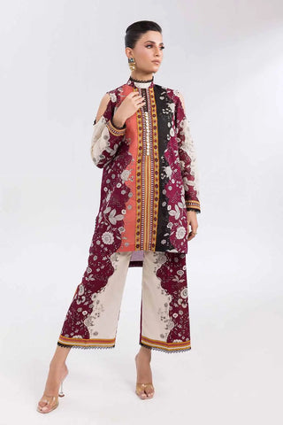 GUL AHMED-2PC Unstitched Printed Cambric Suit TCN-42001