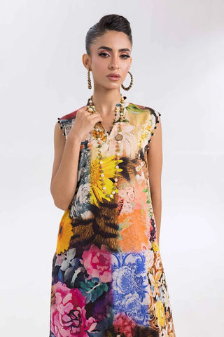 GUL AHMED -2PC Unstitched Printed Cambric Suit TCN-42002